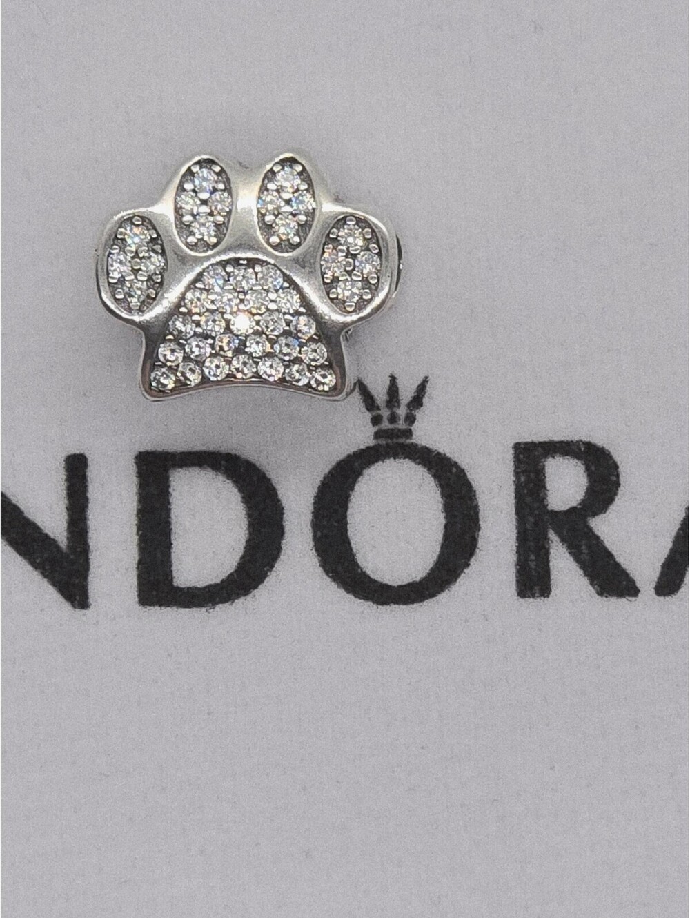 Pandora charm s925 ale silver pawprint